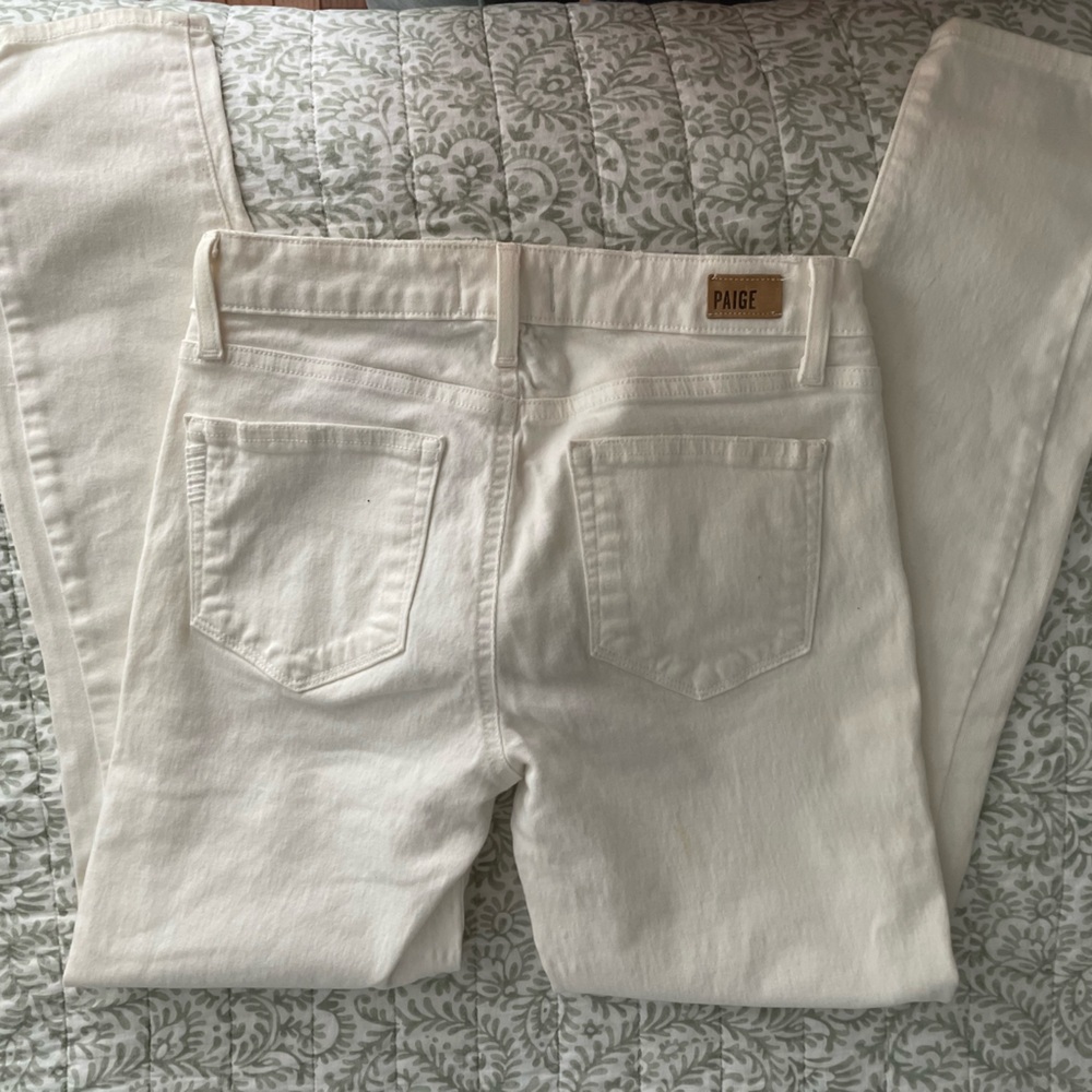 PAIGE White Skinny Jeans Modern Fit - Picture 4 of 5
